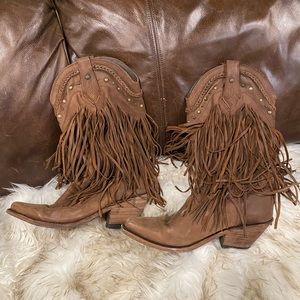 Fringed Cowboy boots